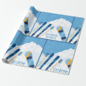 Winter Extreme Sports Geschenkpapier (Ungerollt)