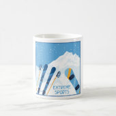 Winter Extreme Sports Kaffeetasse (Mittel)