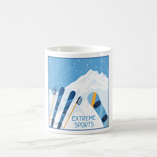 Winter Extreme Sports Kaffeetasse