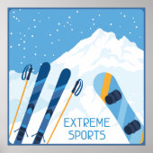 Winter Extreme Sports Poster (Vorne)