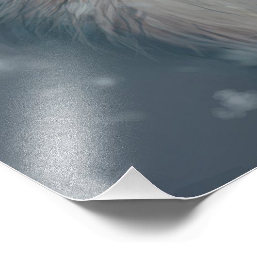 Winter Eyes Fotodruck (Ecke)