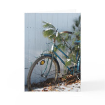 Winter-Fahrrad-Weihnachten