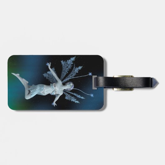 Winter Fairy Gepäckanhänger (Rückseite horizontal)