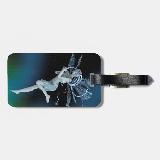 Winter Fairy Gepäckanhänger (Rückseite horizontal)