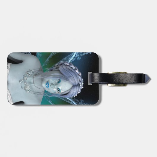 Winter Fairy Gepäckanhänger (Rückseite horizontal)