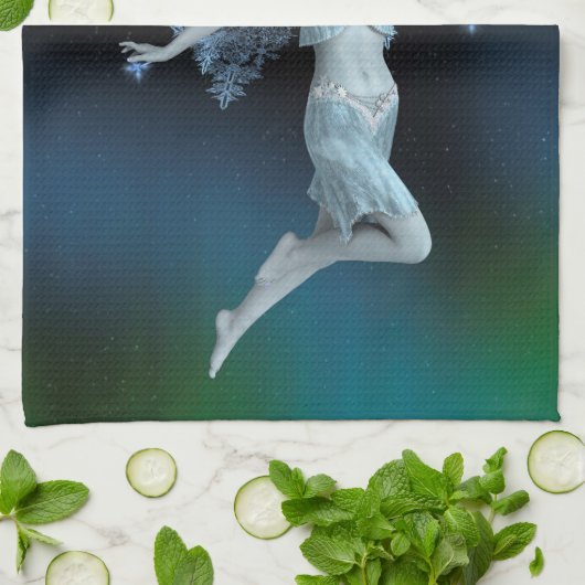 Winter Fairy Handtuch (Gefaltet)