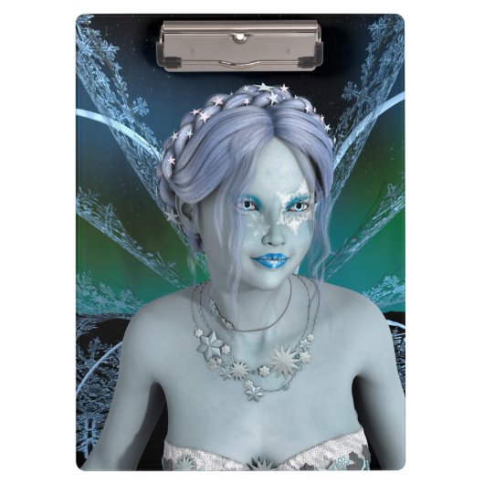 Winter Fairy Klemmbrett (Vorderseite)
