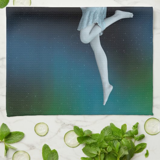 Winter Fairy Küchentuch (Gefaltet)