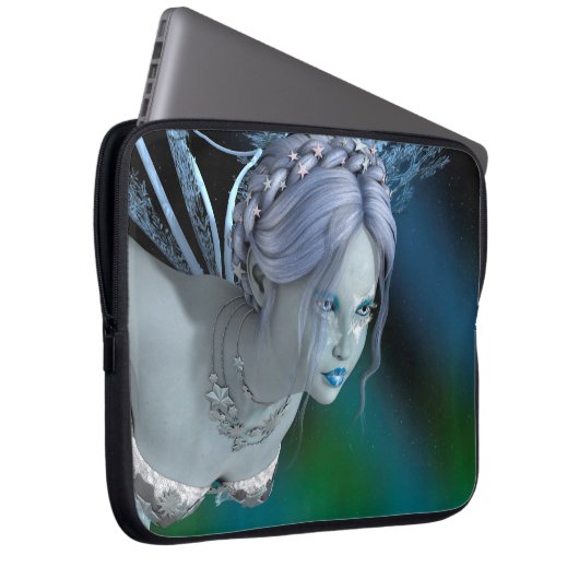 Winter Fairy Laptopschutzhülle (Vorne Rechts)