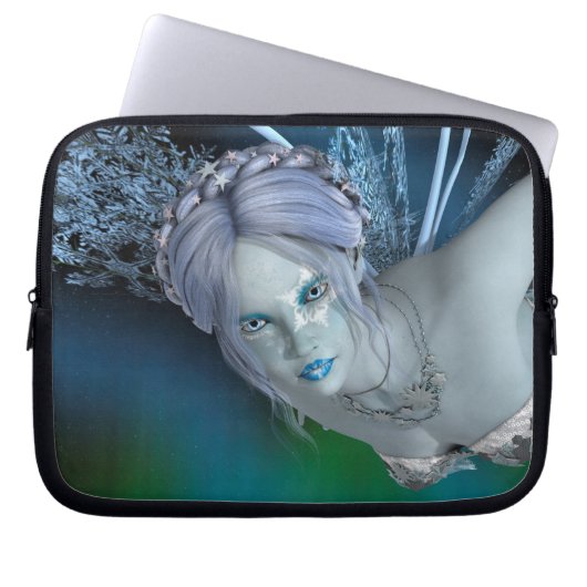 Winter Fairy Laptopschutzhülle (Vorderseite)