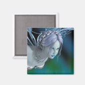 Winter Fairy Magnet (Vorderseite/Rückseite)