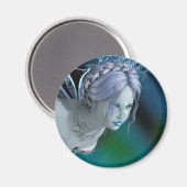 Winter Fairy Magnet (Vorderseite/Rückseite)