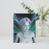 Winter Fairy Postkarte (Stehend Vorderseite)