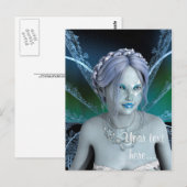 Winter Fairy Postkarte (Vorne/Hinten)