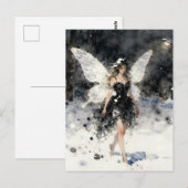 Winter Fairy  Postkarte (Vorne/Hinten)
