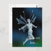 Winter Fairy Postkarte (Vorne/Hinten)