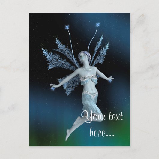 Winter Fairy Postkarte (Vorderseite)