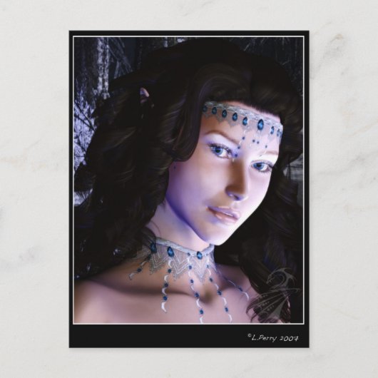 Winter Fairy Postkarte (Vorderseite)