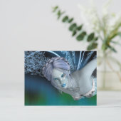 Winter Fairy Postkarte (Stehend Vorderseite)