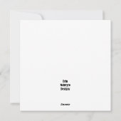 Winter Fairy Queen Card Feiertagskarte (Rückseite)