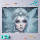 Winter Fairy Queen Decoupage Paper Seidenpapier (Basteln)