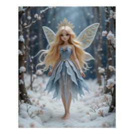 Winter Fairy Verzauberung Poster