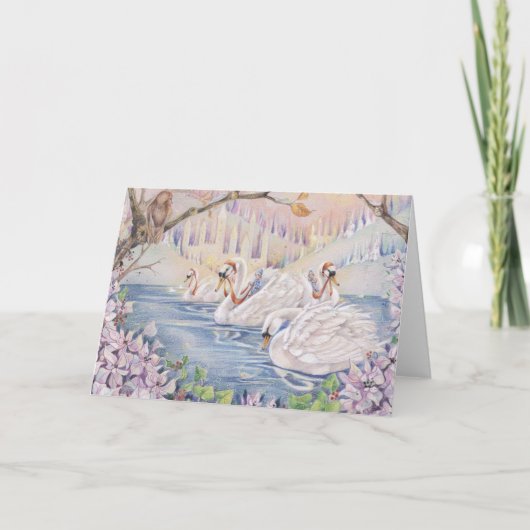 Winter Fairyland Card Feiertagskarte (Vorderseite)