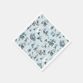 Winter Familienspass Weihnachtsfeiertag Serviette (Ecke)