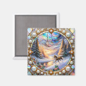 Winter Fantasy Magnet (Vorderseite/Rückseite)