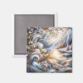 Winter Fantasy Magnet (Vorderseite/Rückseite)