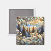 Winter Fantasy Magnet (Vorderseite/Rückseite)
