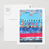 Winter Fantasy Postcard Postkarte (Vorne/Hinten)