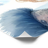 Winter Fantasy Prinzessin in einem schneebedeckten Poster (Ecke)