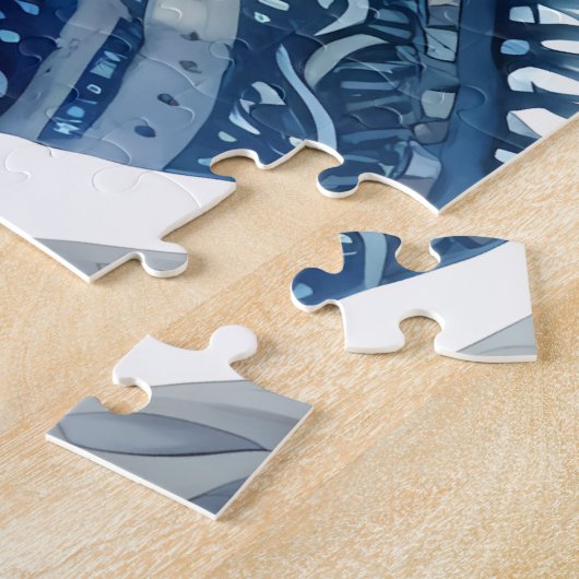 Winter Fantasy Prinzessin in einem schneebedeckten Puzzle (Seite)