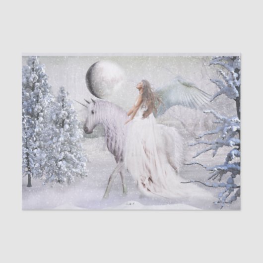 Winter Fantasy Tissue Paper Seidenpapier (Vorderseite)