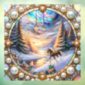 Winter Fantasy Window Cloning Fensteraufkleber (Blatt 3)