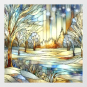 Winter Fantasy Window Cloning Fensteraufkleber (Blatt)