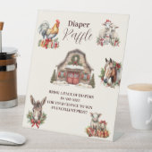 Winter Farm Animes Weihnachts Diapper Raffle Sockelschild (In Situ)