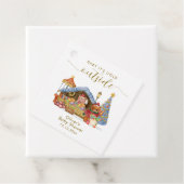 Winter Farmer Market Teddy Bear Baby Shower Geschenkanhänger (Beispiel)