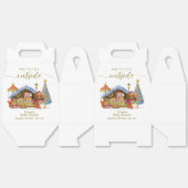 Winter Farmer Market Teddy Bear Baby Shower  Geschenkschachtel (Ungeklappt)