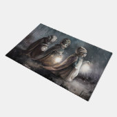 Winter-Fee-Eintritts-Tür-Wolldecke Fußmatte (Schrägansicht)