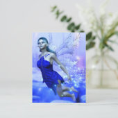 Winter-Fee Postkarte (Stehend Vorderseite)