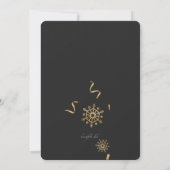 Winter-Feier-Foto-Einladung Einladung (Rückseite)