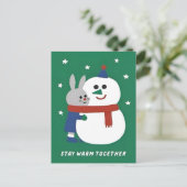 Winter-Feiertagsdesign Postkarte (Stehend Vorderseite)
