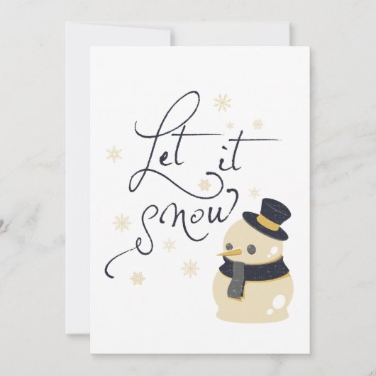 Winter Feiertagskarte (Vorderseite)