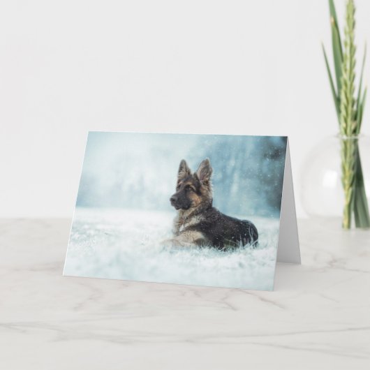 Winter Feiertagskarte (Vorderseite)