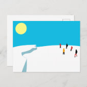 Winter Feiertagspostkarte (Vorne/Hinten)