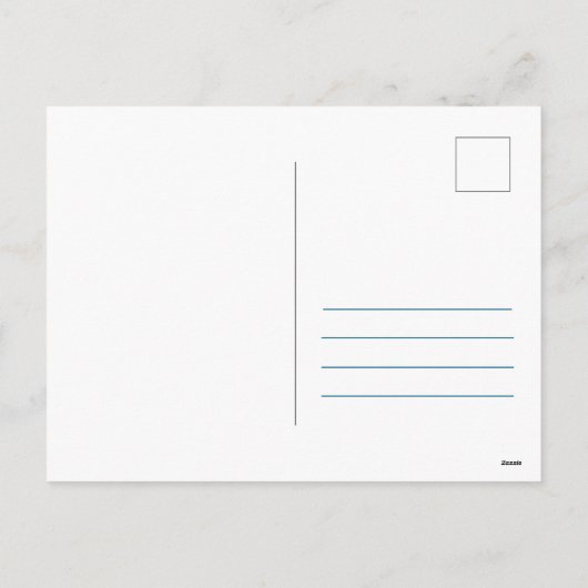 Winter Feiertagspostkarte (Rückseite)