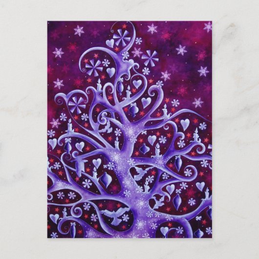 Winter Feiertagspostkarte (Vorderseite)