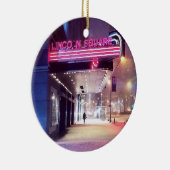 Winter-Festzelt Keramik Ornament (Rechts)